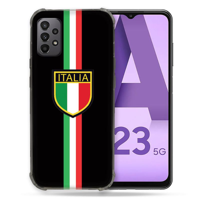 Coque Pour Samsung Galaxy A23 5G Voyage Italie 3 Noir