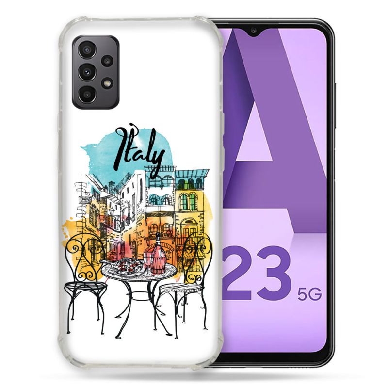 Coque Pour Samsung Galaxy A23 5G Voyage Italie Vintage