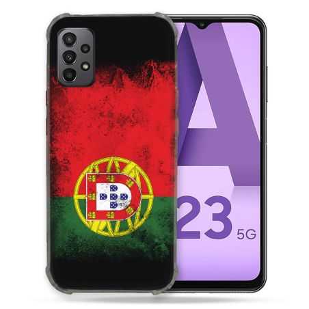 Coque Pour Samsung Galaxy A23 5G Voyage Portugal Drapeau