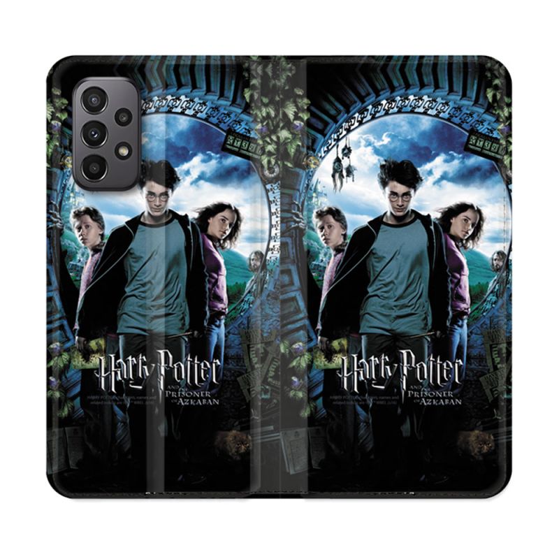 Housse cuir portefeuille Pour Samsung Galaxy A23 5G Harry Potter Azkaban