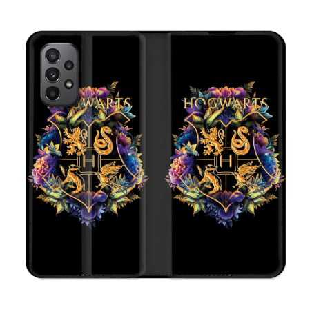 Housse cuir portefeuille Pour Samsung Galaxy A23 5G Harry Potter Hogwarts