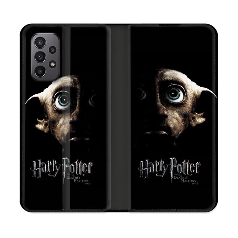 Housse cuir portefeuille Pour Samsung Galaxy A23 5G Harry Potter Hollows Dobby