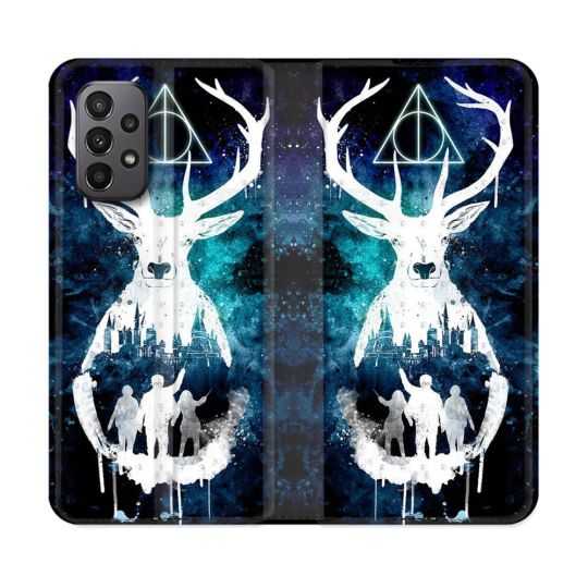 Housse cuir portefeuille Pour Samsung Galaxy A23 5G Harry Potter Patronome