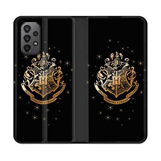 Housse cuir portefeuille Pour Samsung Galaxy A23 5G Harry Potter Poudlard