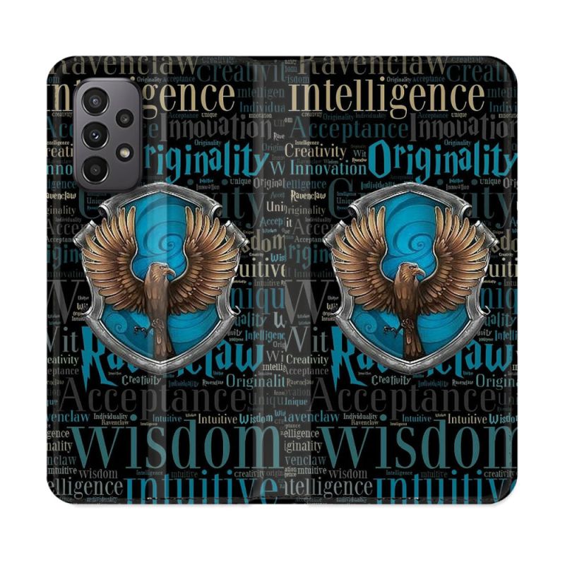 Housse cuir portefeuille Pour Samsung Galaxy A23 5G Harry Potter Serdaigle