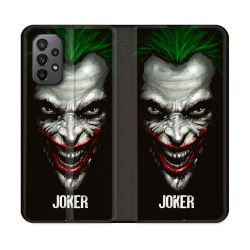 Housse cuir portefeuille Pour Samsung Galaxy A23 5G Joker Noir