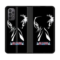 Housse cuir portefeuille Pour Samsung Galaxy A23 5G Manga Bleach Duo