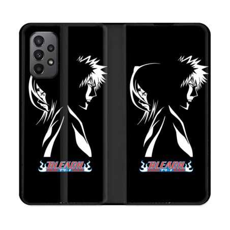 Housse cuir portefeuille Pour Samsung Galaxy A23 5G Manga Bleach Duo