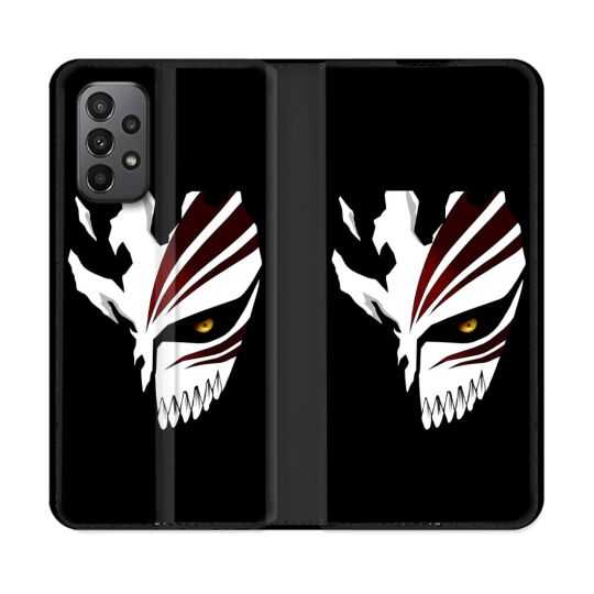 Housse cuir portefeuille Pour Samsung Galaxy A23 5G Manga Bleach Masque