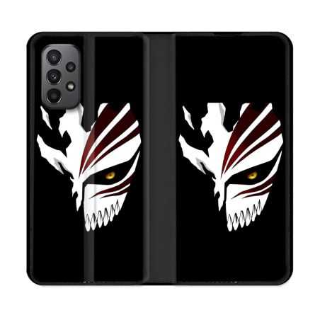 Housse cuir portefeuille Pour Samsung Galaxy A23 5G Manga Bleach Masque