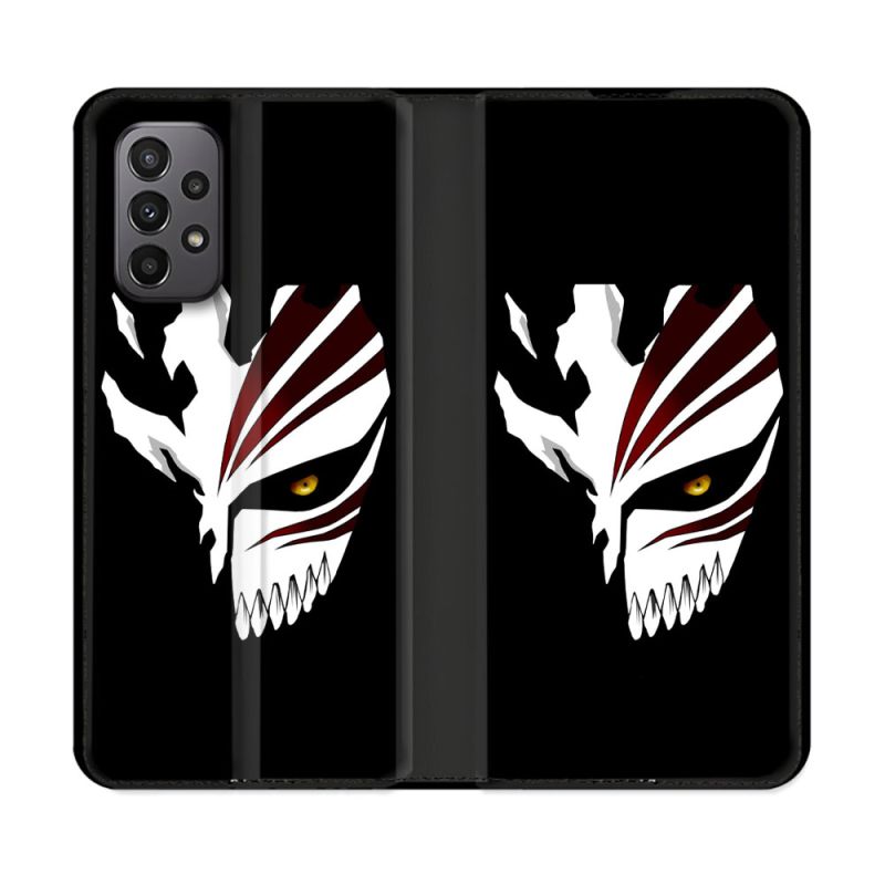 Housse cuir portefeuille Pour Samsung Galaxy A23 5G Manga Bleach Masque