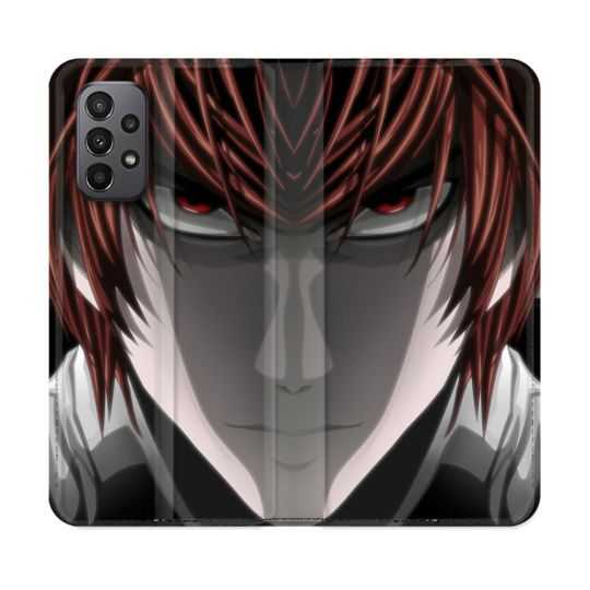 Housse cuir portefeuille Pour Samsung Galaxy A23 5G Manga Death Note Kira