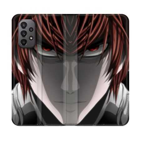 Housse cuir portefeuille Pour Samsung Galaxy A23 5G Manga Death Note Kira
