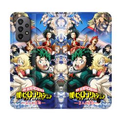 Housse cuir portefeuille Pour Samsung Galaxy A23 5G Manga My Hero Academia Affiche