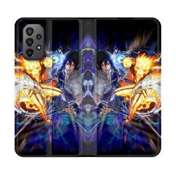 Housse cuir portefeuille Pour Samsung Galaxy A23 5G Manga Naruto VS