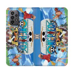 Housse cuir portefeuille Pour Samsung Galaxy A23 5G Manga One Piece Sunny
