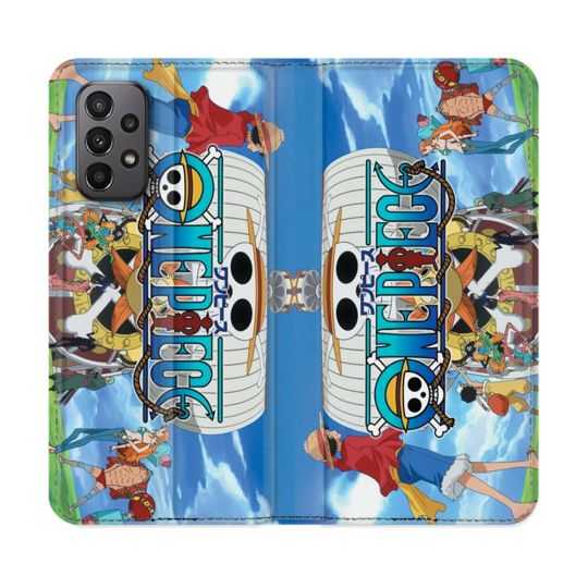 Housse cuir portefeuille Pour Samsung Galaxy A23 5G Manga One Piece Sunny