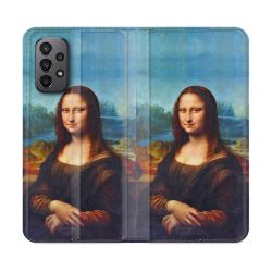 Housse cuir portefeuille Pour Samsung Galaxy A23 5G Peinture Joconde