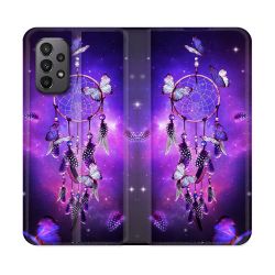 Housse cuir portefeuille Pour Samsung Galaxy A23 5G Zen Attrape Reve Papillon