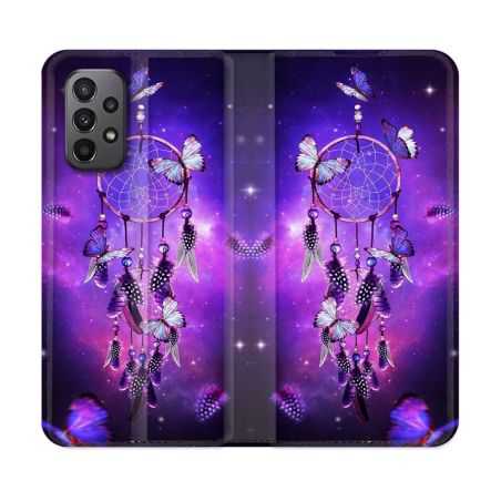 Housse cuir portefeuille Pour Samsung Galaxy A23 5G Zen Attrape Reve Papillon