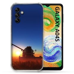 Coque Pour Samsung Galaxy A04S Agriculture Moissonneuse Soleil