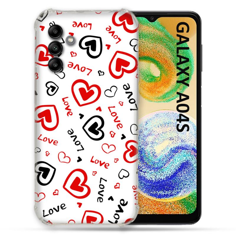 Coque Pour Samsung Galaxy A04S Amour Love