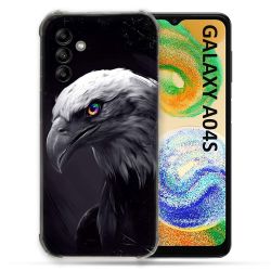 Coque Pour Samsung Galaxy A04S Animal Aigle Royal Noir
