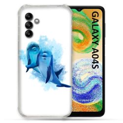 Coque Pour Samsung Galaxy A04S Animal Dauphin Duo