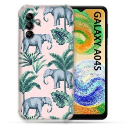 Coque Pour Samsung Galaxy A04S Animal Elephant Pattern