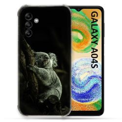 Coque Pour Samsung Galaxy A04S Animal Koala Noir