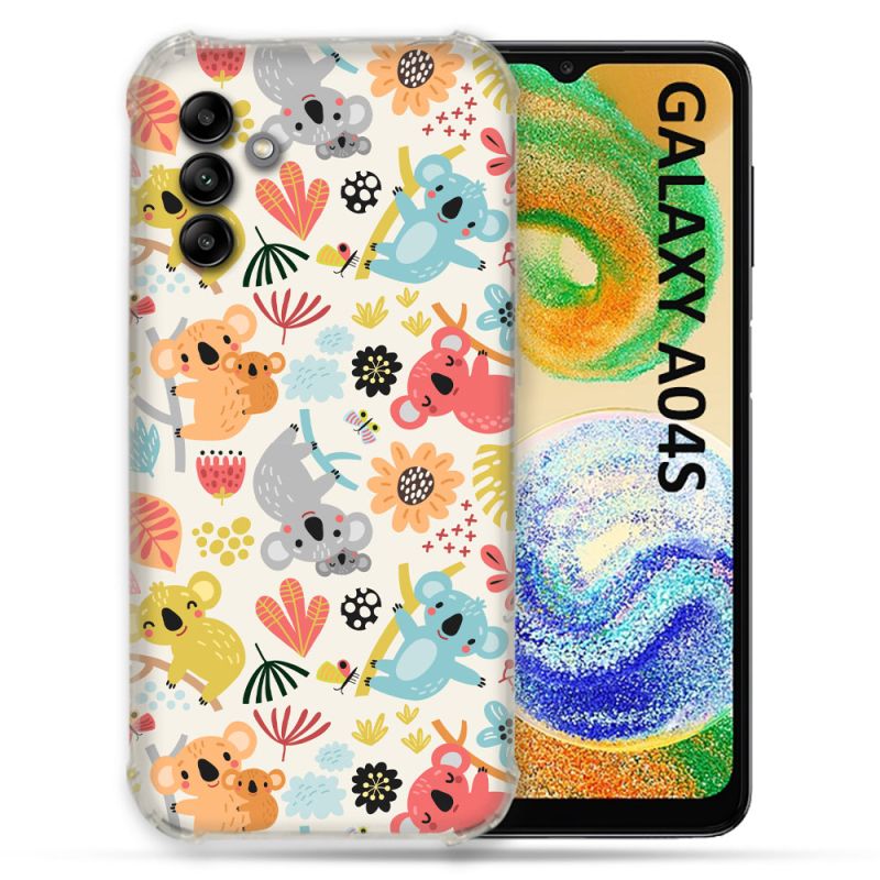 Coque Pour Samsung Galaxy A04S Animal Koala Pattern