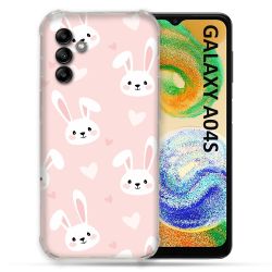 Coque Pour Samsung Galaxy A04S Animal Lapin Rose