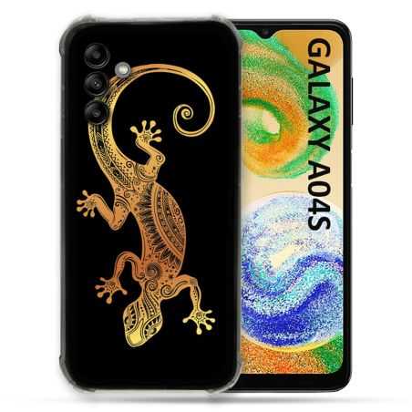 Coque Pour Samsung Galaxy A04S Animal Lezard Noir