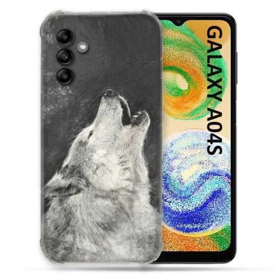 Coque Pour Samsung Galaxy A04S Animal Loup Hurlement
