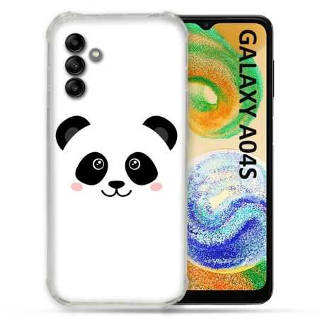 Coque Pour Samsung Galaxy A04S Animal Panda Blanc