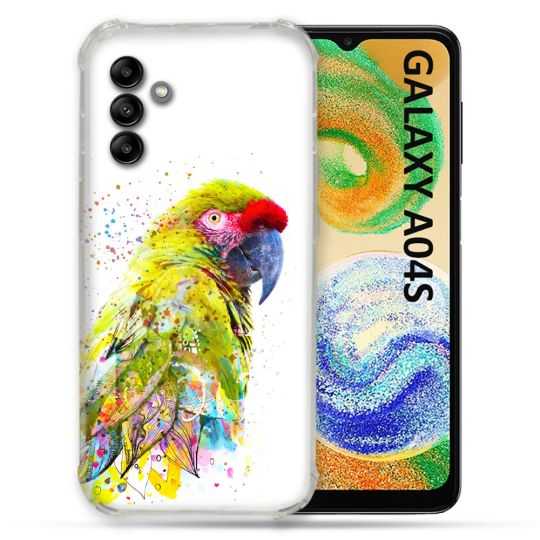 Coque Pour Samsung Galaxy A04S Animal Perroquet Jaune