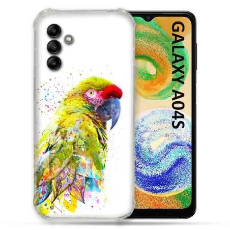 Coque Pour Samsung Galaxy A04S Animal Perroquet Jaune
