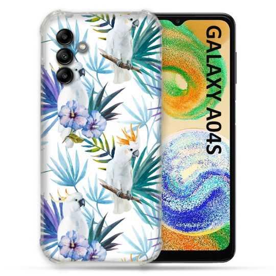 Coque Pour Samsung Galaxy A04S Animal Perroquet Peinture