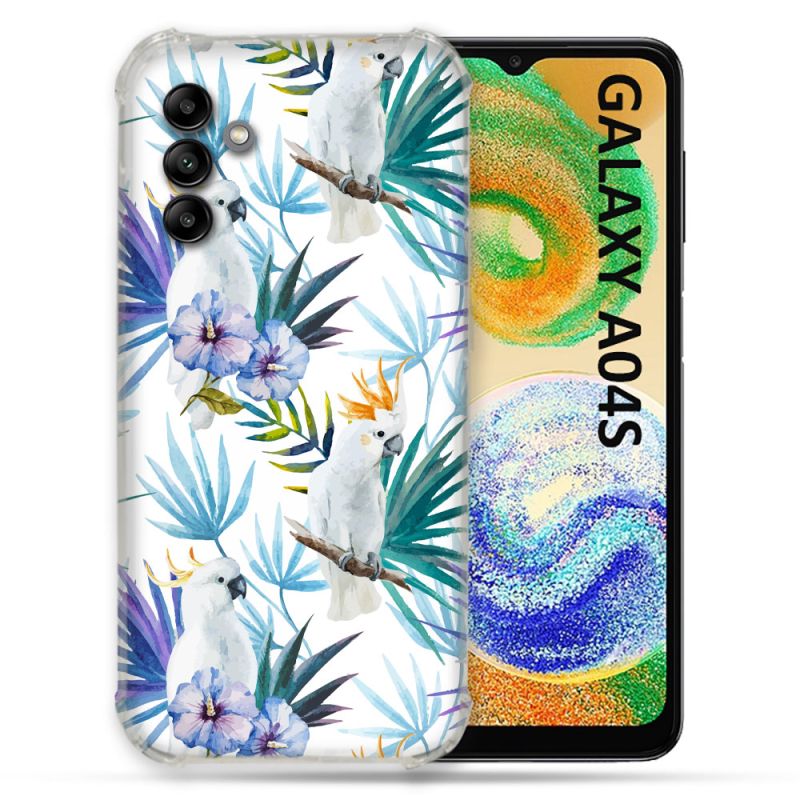 Coque Pour Samsung Galaxy A04S Animal Perroquet Peinture