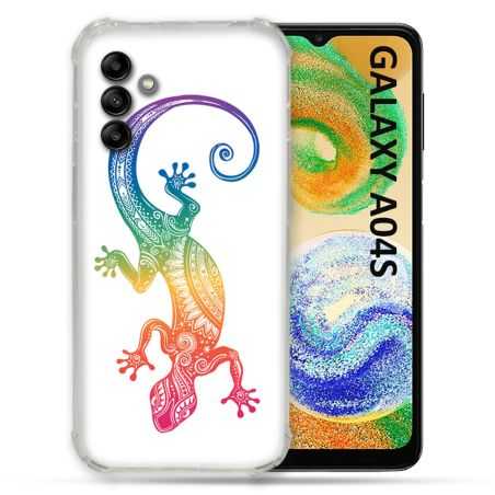 Coque Pour Samsung Galaxy A04S Animal Salamandre Color