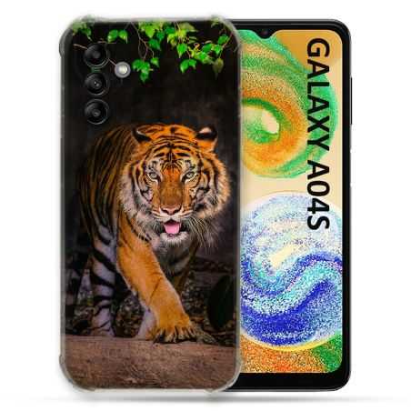 Coque Pour Samsung Galaxy A04S Animal Tigre Jungle