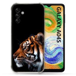 Coque Pour Samsung Galaxy A04S Animal Tigre Noir