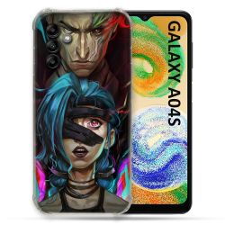 Coque Pour Samsung Galaxy A04S Arcane Jynx Bleu
