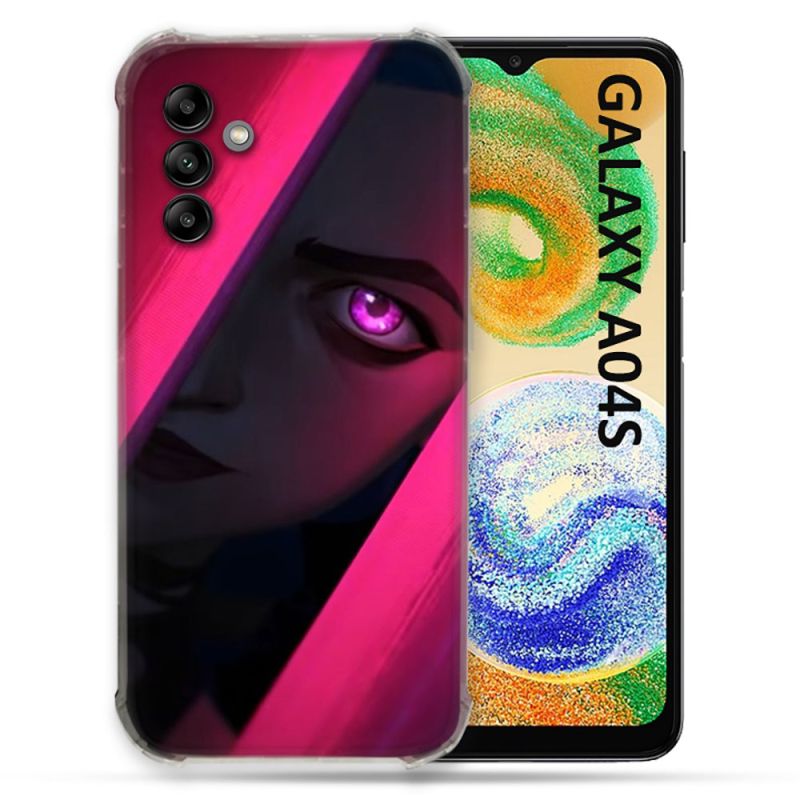 Coque Pour Samsung Galaxy A04S Arcane Jynx Rose