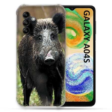 Coque Pour Samsung Galaxy A04S Chasse Sanglier bois