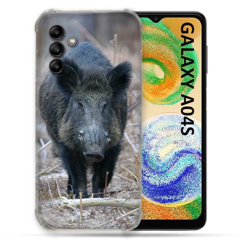 Coque Pour Samsung Galaxy A04S Chasse Sanglier Pin