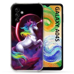 Coque Pour Samsung Galaxy A04S Fantastique Licorne Arc en ciel