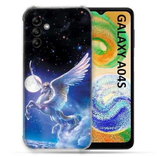 Coque Pour Samsung Galaxy A04S Fantastique Licorne Céleste