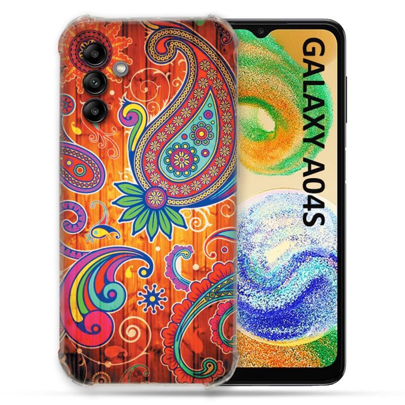 Coque Pour Samsung Galaxy A04S Fleur Psychedelic