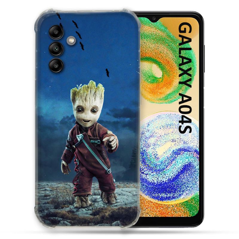 Coque Pour Samsung Galaxy A04S Groot Bleu